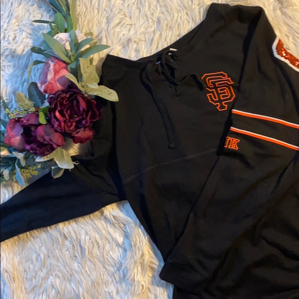 Pink San Francisco Women’s Giants Oversized Crew